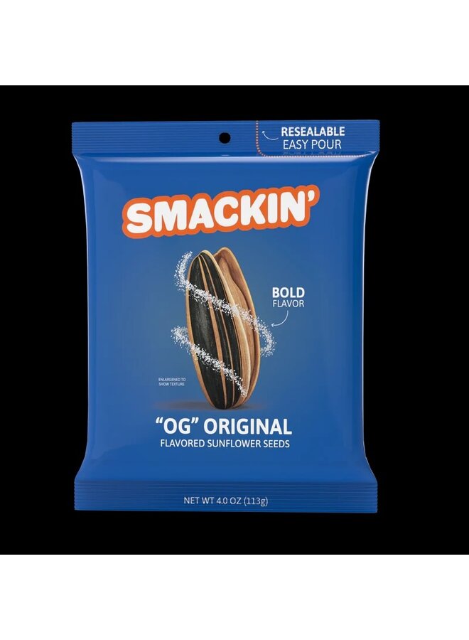 Smackin Sunflower seeds 4OZ 113g