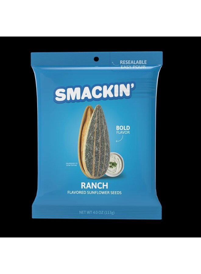 Smackin Sunflower seeds 4OZ 113g