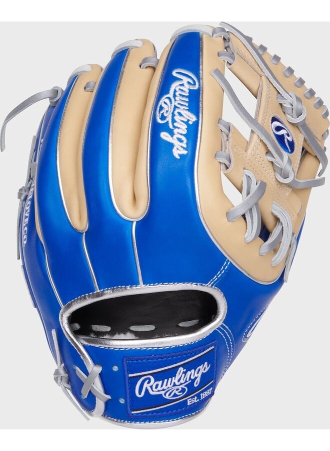 RAWLINGS PRO PREFERRED SERIES 2R BASEBALL GLOVE  11 1/2" RHT NATURAL/BLUE