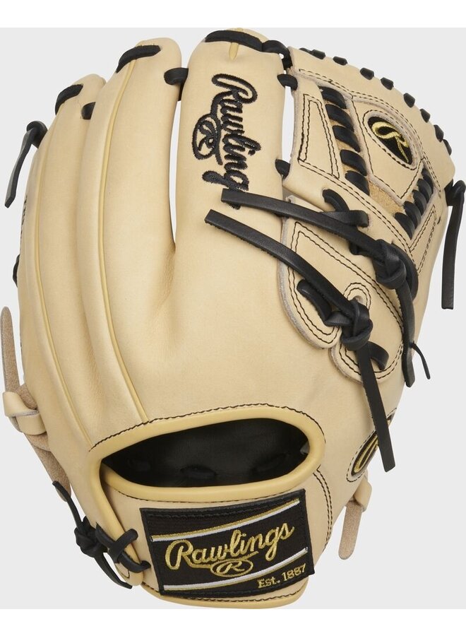 RAWLINGS HOH BASEBALL 2PC WEB GLOVE 11 3/4" RHT CAMEL/BLK