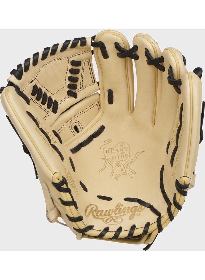 RAWLINGS HOH BASEBALL 2PC WEB GLOVE 11 3/4" RHT CAMEL/BLK