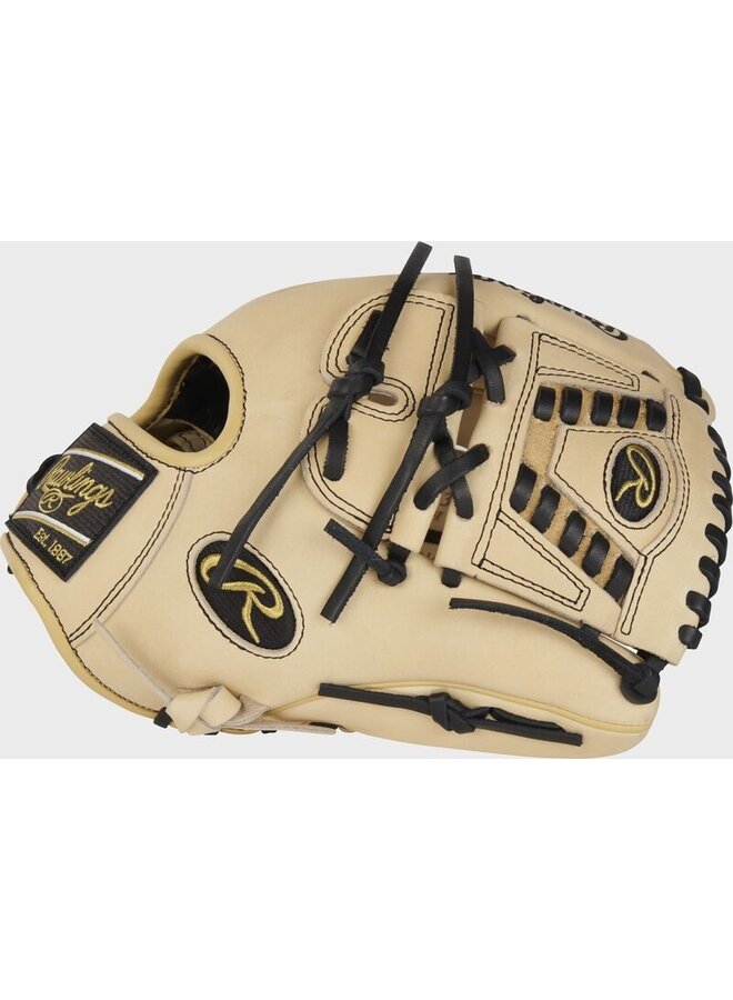 RAWLINGS HOH BASEBALL 2PC WEB GLOVE 11 3/4" RHT CAMEL/BLK