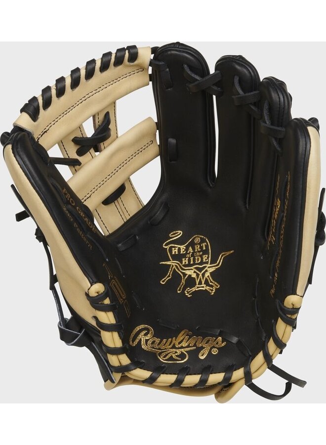RAWLINGS HOH BASEBALL R2G CONTOUR GLOVE 11 3/4" RHT BLACK/CAMEL