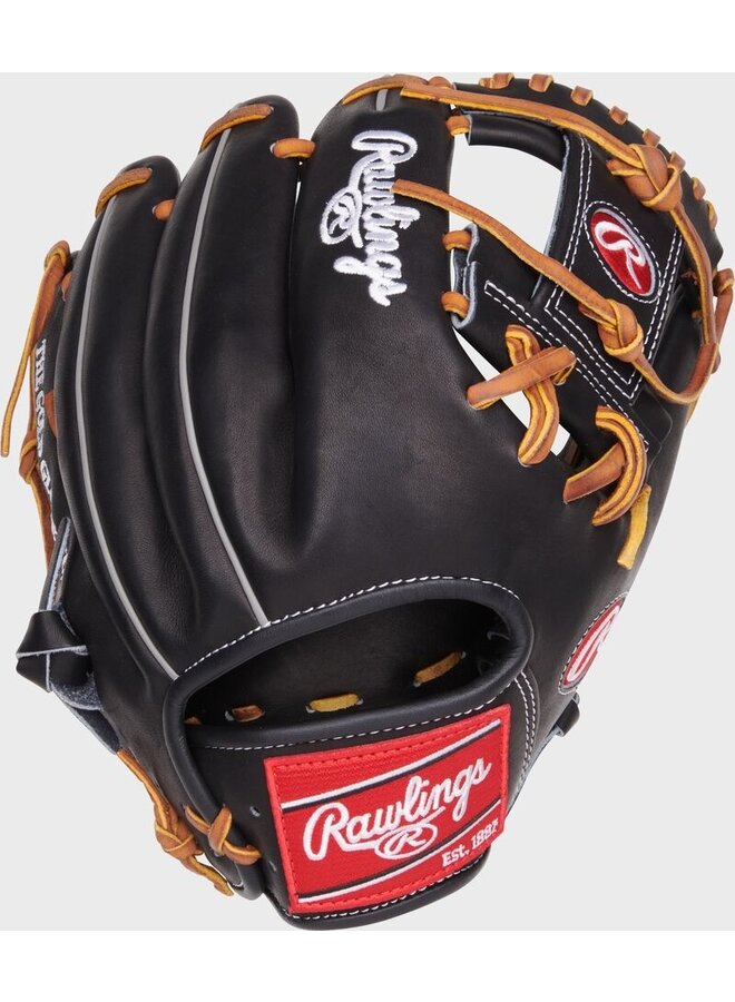 RAWLINGS HOH PRO I-WEB BASEBALL GLOVE 11 1/2" RHT BLACK/TANNED