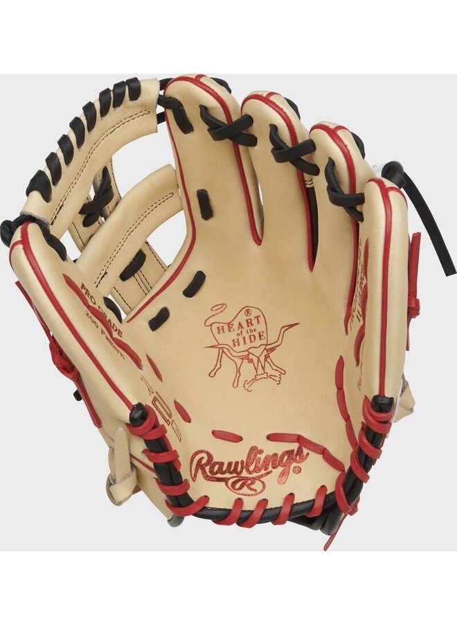 RAWLINGS HOH R2G BASEBALL GLOVE 11 1/2" RHT CAMEL/BLACK/RED