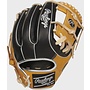 RAWLINGS HOH BASEBALL GLOVE 11 1/2" RHT BLACK/CAMEL/SILVER