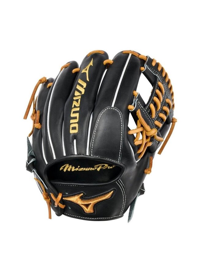 Mizuno Pro, Premium Infielder Baseball Glove, 11.5" GMP-4000R Black