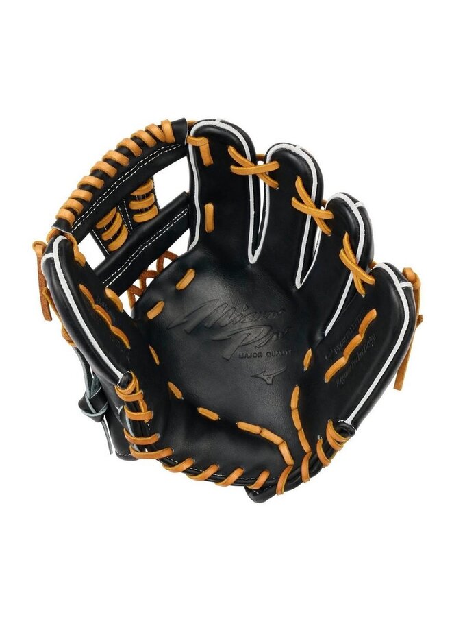 Mizuno Pro, Premium Infielder Baseball Glove, 11.5" GMP-4000R Black