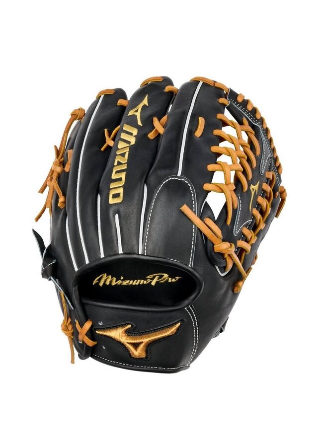 Mizuno Pro, Premium Outfielder Baseball Glove, 12.75" GMP-7100D Black
