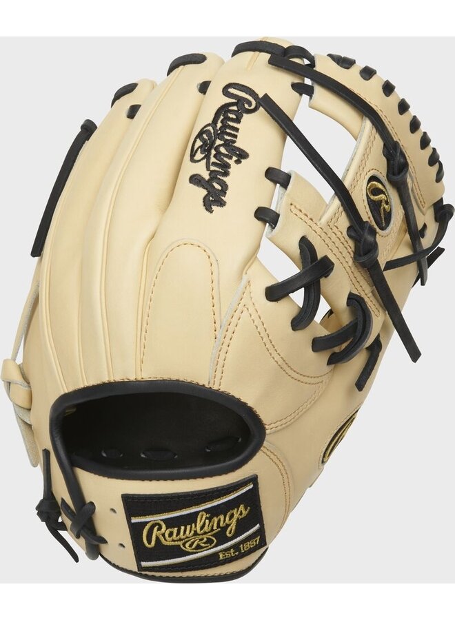 RAWLINGS HOH BASEBALL GLOVE 11 1/2" RHT CAMEL/BLACK