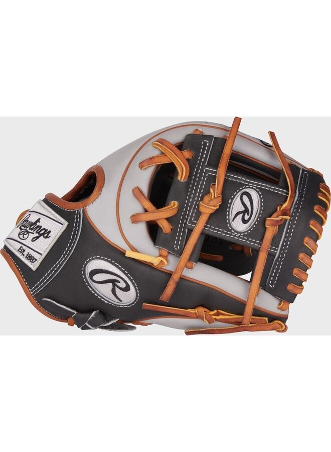 RAWLINGS HOH PRO I-WEB CONTOUR BASEBALL GLOVE 11 1/2" RHT DARK SHADOW/GRAY/TAN