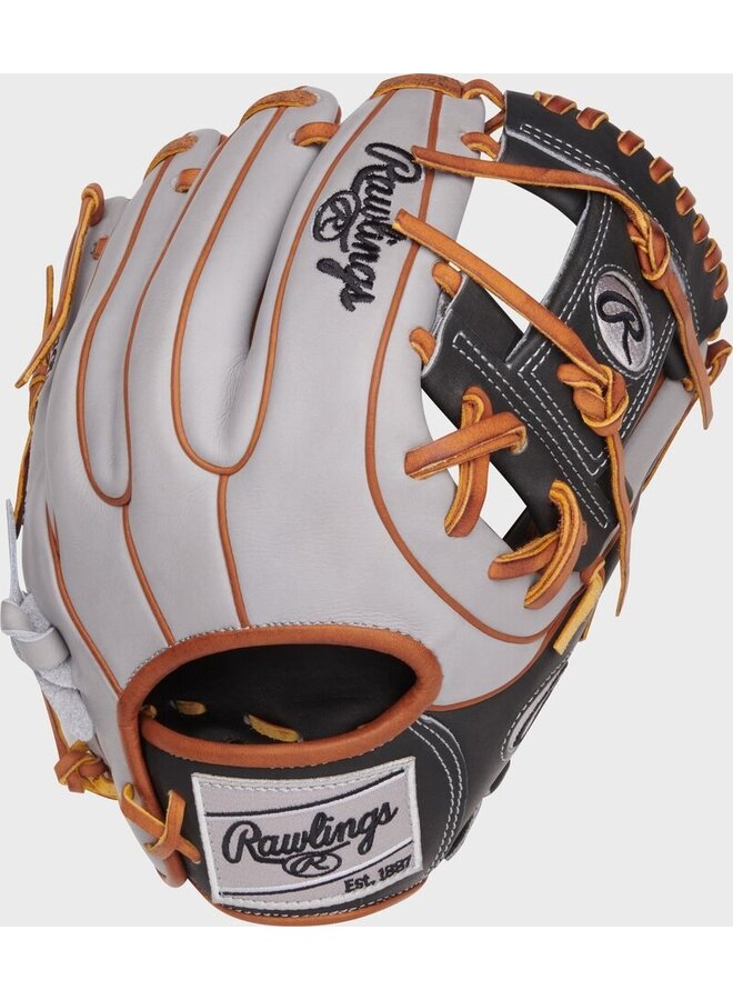RAWLINGS HOH PRO I-WEB CONTOUR BASEBALL GLOVE 11 1/2" LHT DARK SHADOW/GRAY/TAN