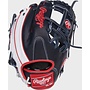 RAWLINGS HOH PRO I-WEB BASEBALL GLOVE 11 1/2" RHT NAVY/WHITE/RED