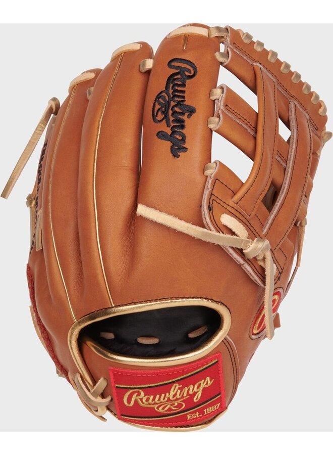 RAWLINGS HOH SIERRA ROMERO FASTPITCH GLOVE 12 " RHT TAN/GOLD