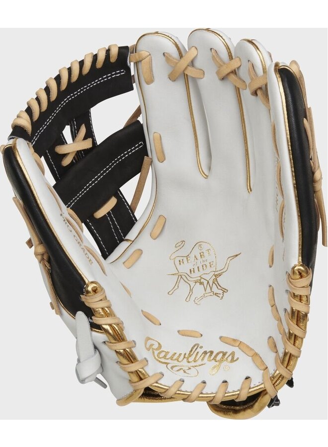 RAWLINGS HOH SOFTBALL GLOVE 12" RHT BLACK/WHITW/GOLD