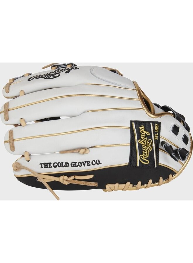 RAWLINGS HOH SOFTBALL GLOVE 12" RHT BLACK/WHITW/GOLD
