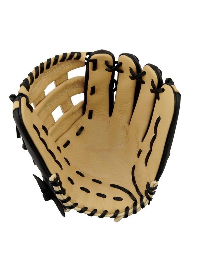 MIZUNO FRANCHISE SERIES INFIELD BASEBALL GLOVE 12.5" BLACK-TAN