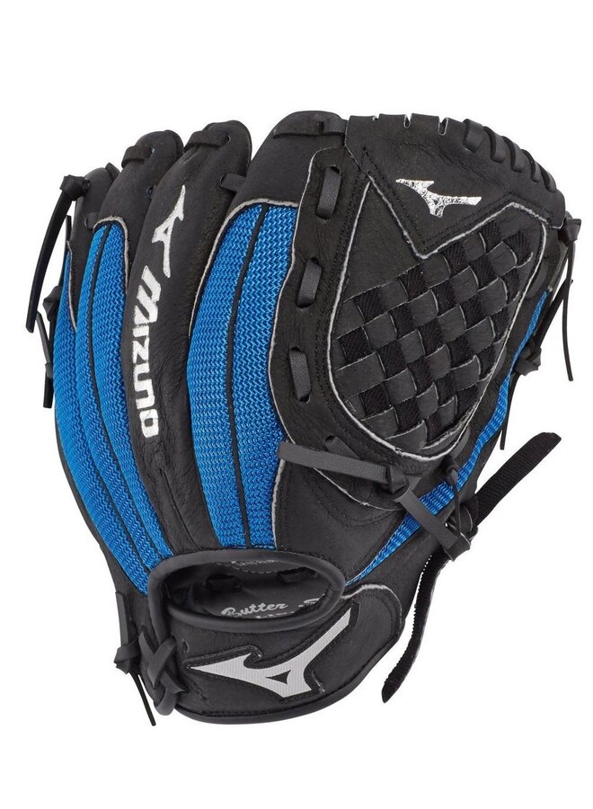MIZUNO PROSPECT SERIES POWERCLOSE BASEBALL GLOVE 10.5" BLACK- ROYAL RHT