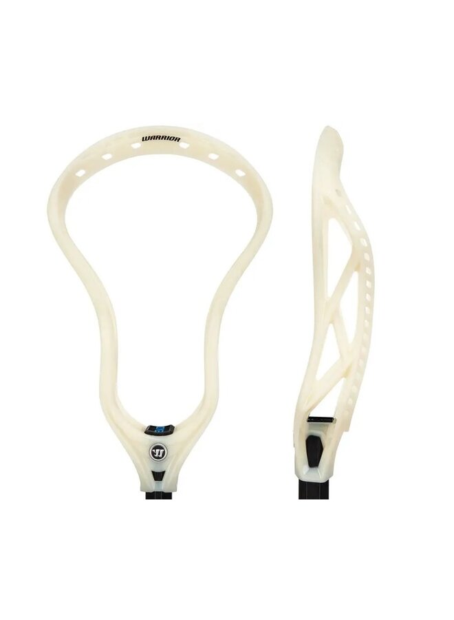 Warrior Evo QX2-D Unstrung Defense Lacrosse Head Natural