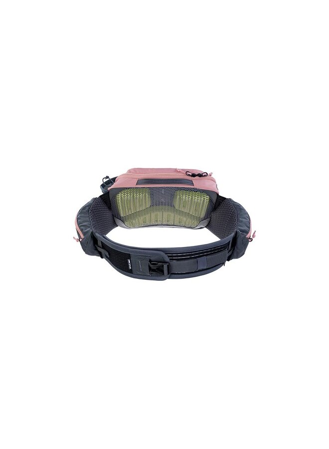 EVOC, Hip Pack Pro 3 +1.5L Reservoir Included, Hip Pack, 3L, Dusty Pink/Carbon Grey