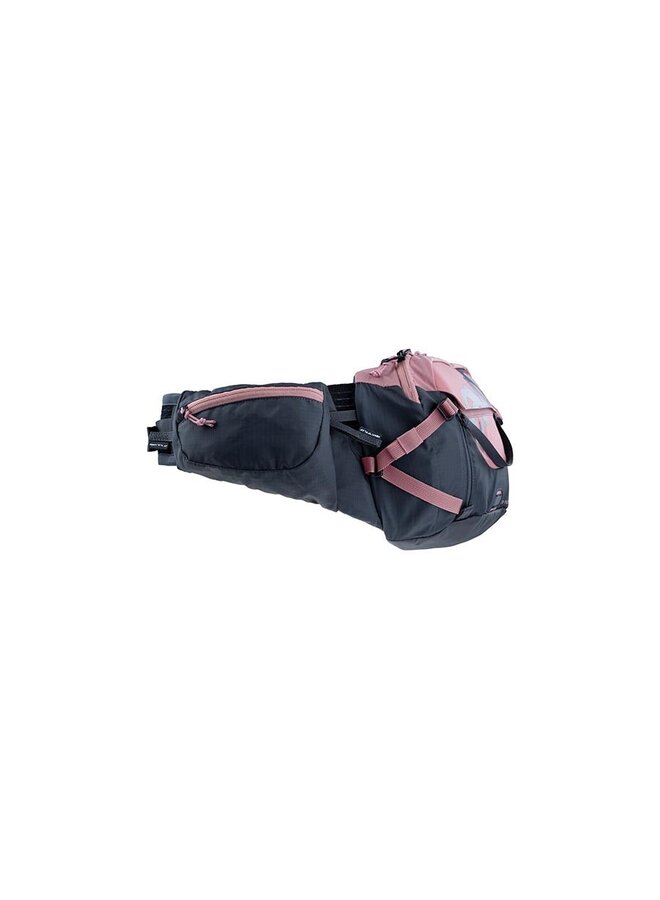 EVOC, Hip Pack Pro 3 +1.5L Reservoir Included, Hip Pack, 3L, Dusty Pink/Carbon Grey
