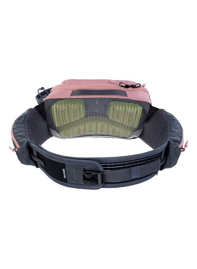 EVOC, Hip Pack Pro 3, Hip Pack, 3L, Reservoir Not included, Dusty Pink/Carbon Grey