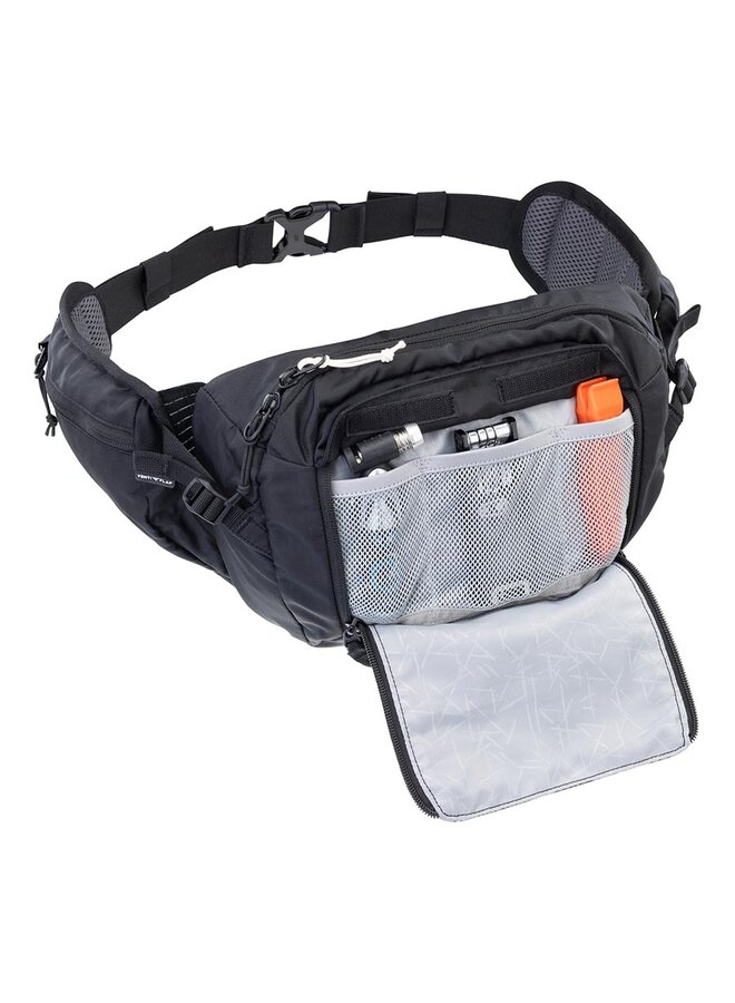EVOC, Hip Pack 3 + 1.5L Reservoir Included, Hip Pack, 3L, Black