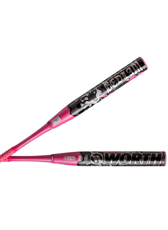 2025 WORTH BEDLAM PHIL MATTE 13.5" SLOWPITCH BAT USSSA