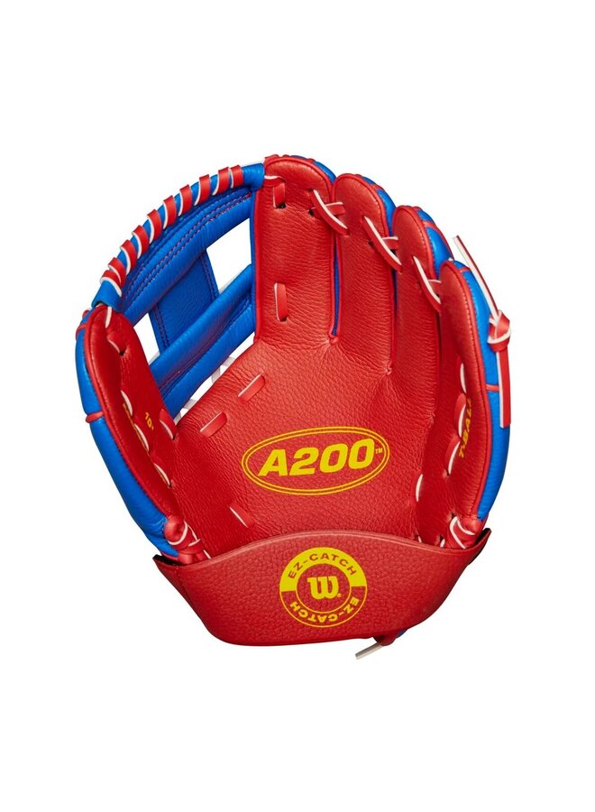 WILSON A200 EZ CATCH 10" ROYAL/RED/YELLOW LHT
