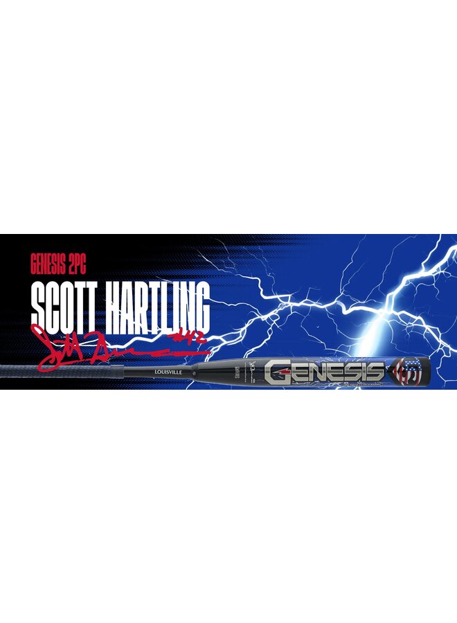 2025 LOUISVILLE GENESIS 2PC SCOTT HARTLING 13" SLOPITCH BAT