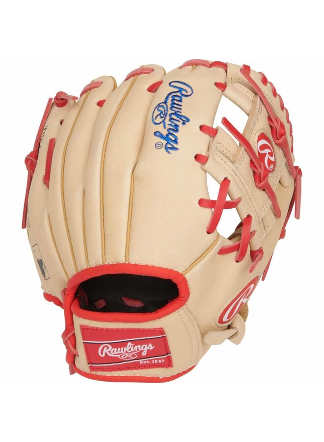 RAWLINGS SURE CATCH GLOVE 9.5" PENA TAN/RED