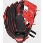 RAWLINGS "PLAYERS" SERIES BASEBALL GLOVE YOUTH 10" BLACK/RED RHT