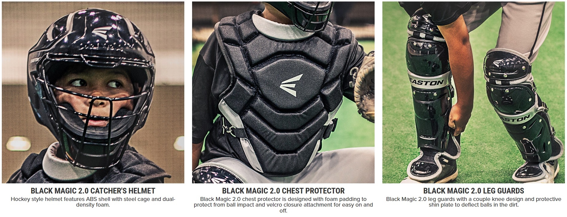 kids baseball catchers gear