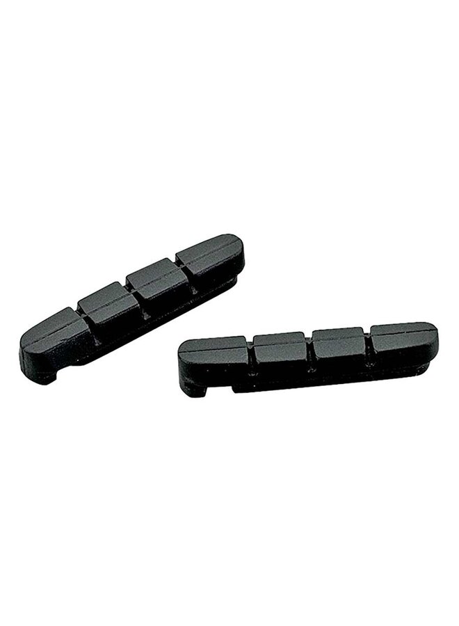 Jagwire, Road Pro S, Road brake pad inserts (SRAM/Shimano), Power, Black/Yellow, Pair