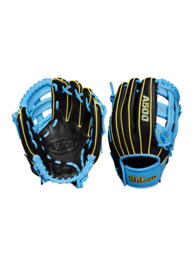 Wilson A500 10.5" Black/Cool Blue/Yellow