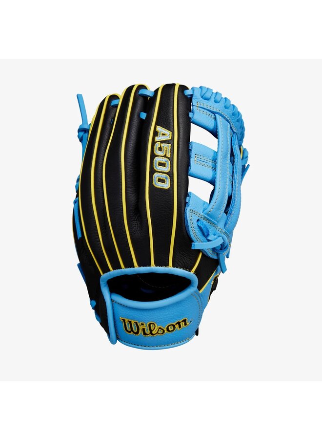 Wilson A500 10.5" Black/Cool Blue/Yellow