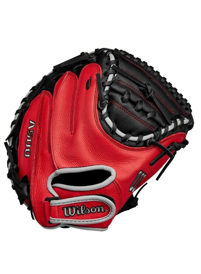 Wilson A500 CM 32 Black/Red/Grey - Catchers Mitt