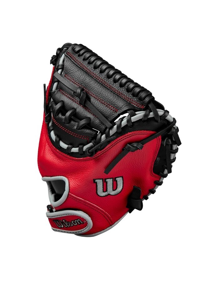 Wilson A500 CM 32 Black/Red/Grey - Catchers Mitt