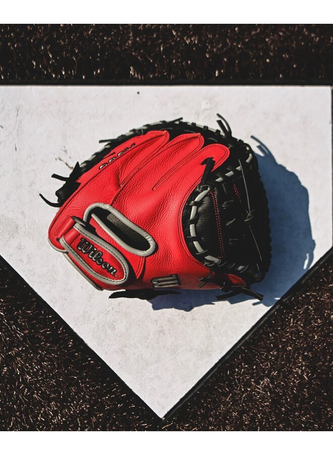 Wilson A500 CM 32 Black/Red/Grey - Catchers Mitt