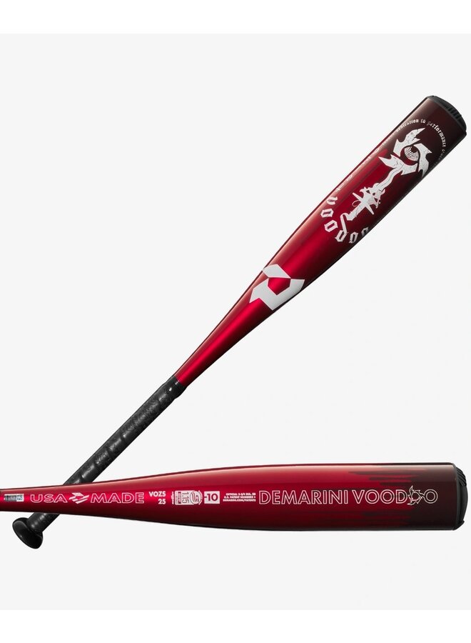 DEMARINI VOODOO ONE PIECE 2 3/4 BASEBALL BAT USSSA