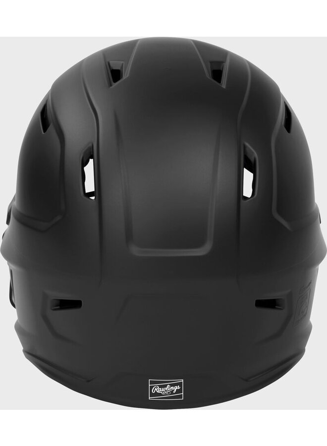Rawlings Mach Hi-Viz Fastpitch Batting Helmet Matte Black - SENIOR
