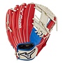 MIZUNO PROSPECT SERIES POWERCLOSE BASEBALL GLOVE 11" ROYAL - RED
