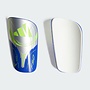 ADIDAS MESSI CLUB SHIN GUARD SILVER/YELLOW/BLUE