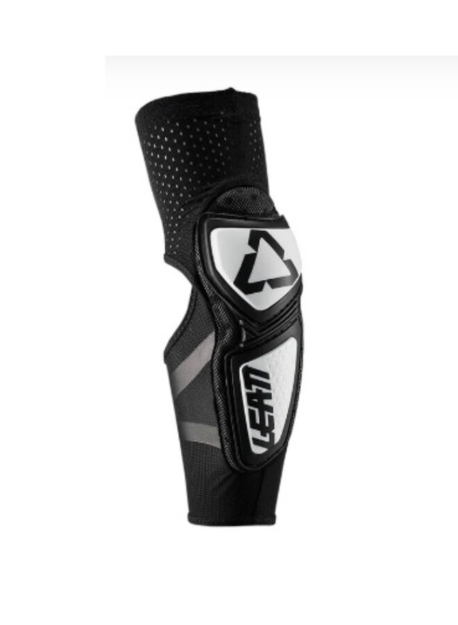 LEATT PROTECTION ELBOW GUARD CONTOUR WHT/BLK JUNIOR O/S