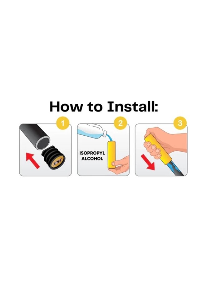 ESI GRIPS CHUNKY BLACK