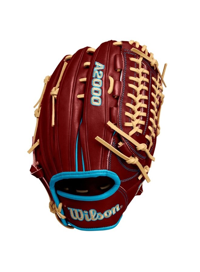 WILSON A2000 D33 GLOVE 11.75" BRICK/TROPIC/BLUE