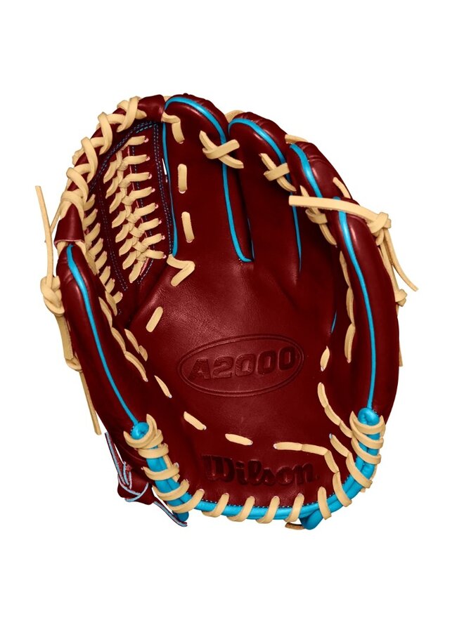 WILSON A2000 D33 GLOVE 11.75" BRICK/TROPIC/BLUE