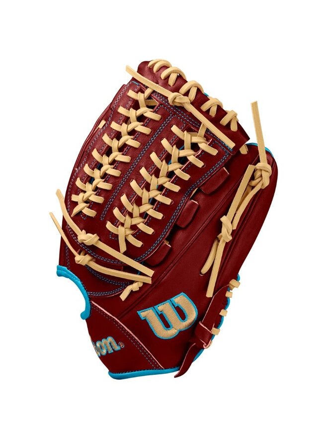 WILSON A2000 D33 GLOVE 11.75" BRICK/TROPIC/BLUE