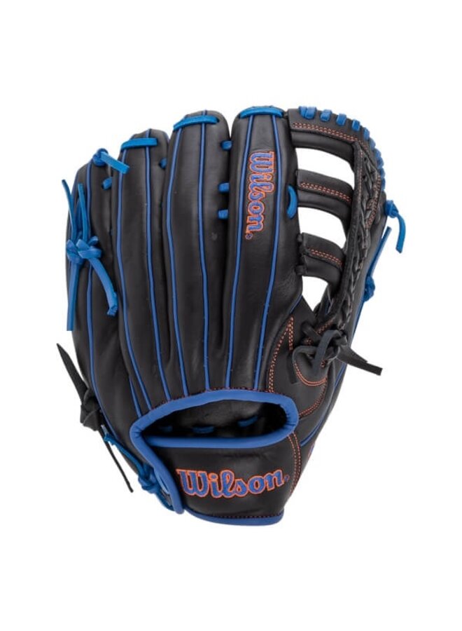 WILSON A1000 1892 W/PEDROIA FIT 12.25" BLACK/ROYAL/ORANGE