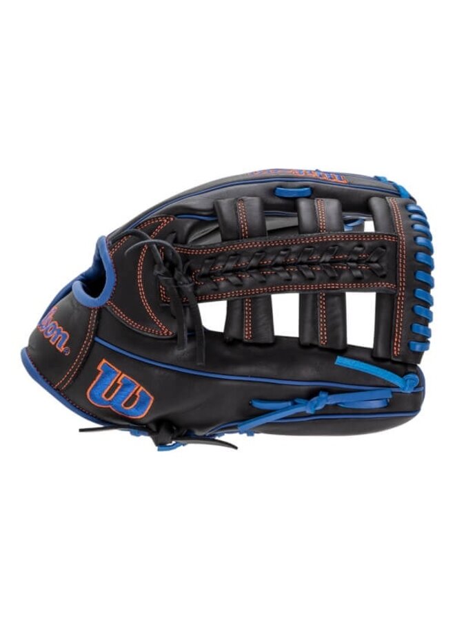 WILSON A1000 1892 W/PEDROIA FIT  12.25" BLACK/ROYAL/ORANGE